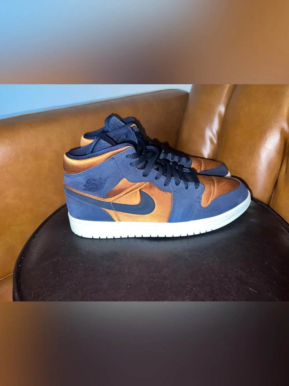 Nike Air Jordan 1 Mid SE 'Obsidian Desert Ochre' men’s size 12